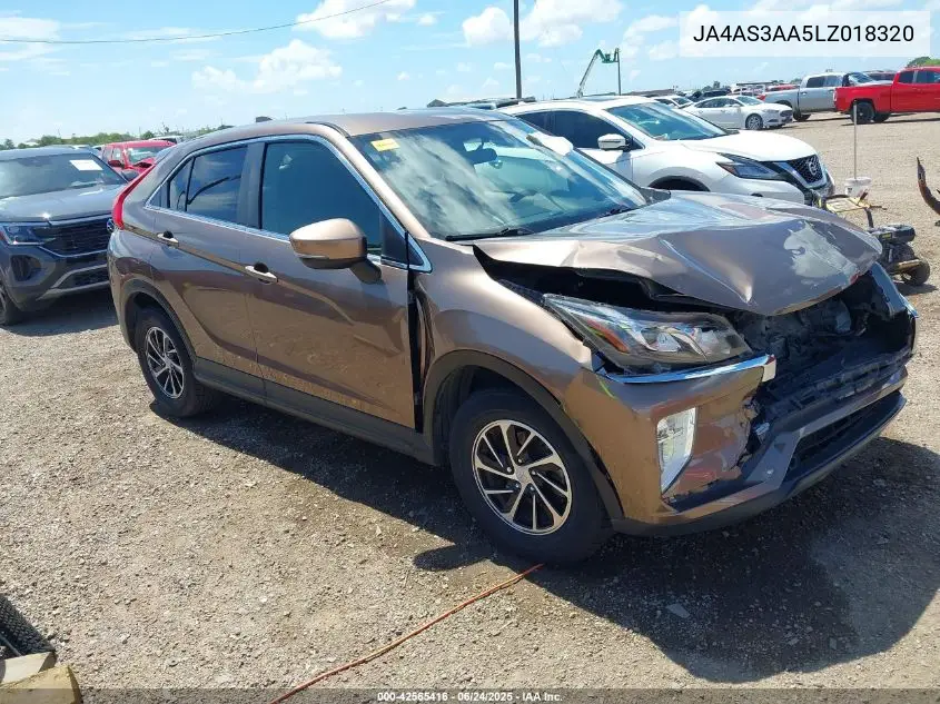 2020 Mitsubishi Eclipse Cross Es 1.5T VIN: JA4AS3AA5LZ018320 Lot: 42565416