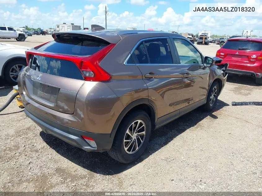 2020 Mitsubishi Eclipse Cross Es 1.5T VIN: JA4AS3AA5LZ018320 Lot: 42565416