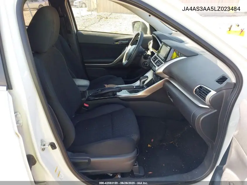 2020 Mitsubishi Eclipse Cross Es 1.5T VIN: JA4AS3AA5LZ023484 Lot: 42593159