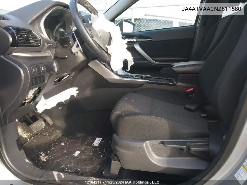 2022 Mitsubishi Eclipse Cross Le VIN: JA4ATVAA0NZ611580 Lot: 12164217