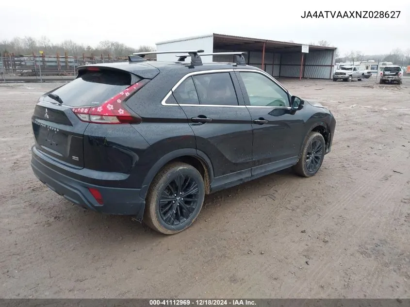 2022 Mitsubishi Eclipse Cross Le S-Awc VIN: JA4ATVAAXNZ028627 Lot: 41112969
