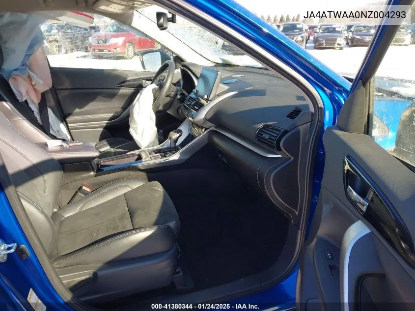 2022 Mitsubishi Eclipse Cross Se S-Awc/Se Special Edition S-Awc/Sel S-Awc/Sel Special Edition S-Awc VIN: JA4ATWAA0NZ004293 Lot: 41380344