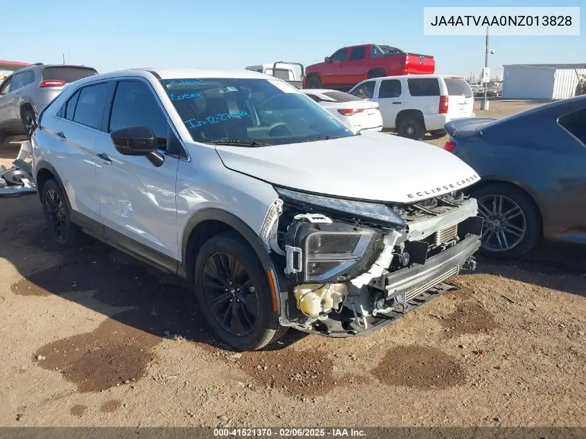 2022 Mitsubishi Eclipse Cross Le S-Awc VIN: JA4ATVAA0NZ013828 Lot: 41521370
