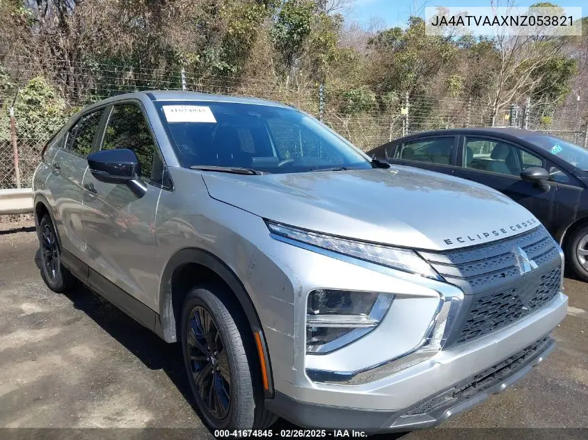 2022 Mitsubishi Eclipse Cross Le S-Awc VIN: JA4ATVAAXNZ053821 Lot: 41674845