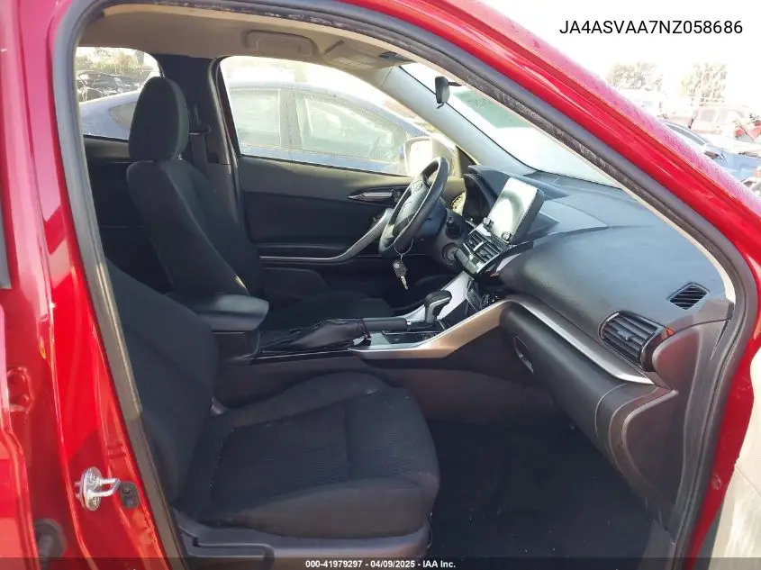 2022 Mitsubishi Eclipse Cross Le VIN: JA4ASVAA7NZ058686 Lot: 41979297
