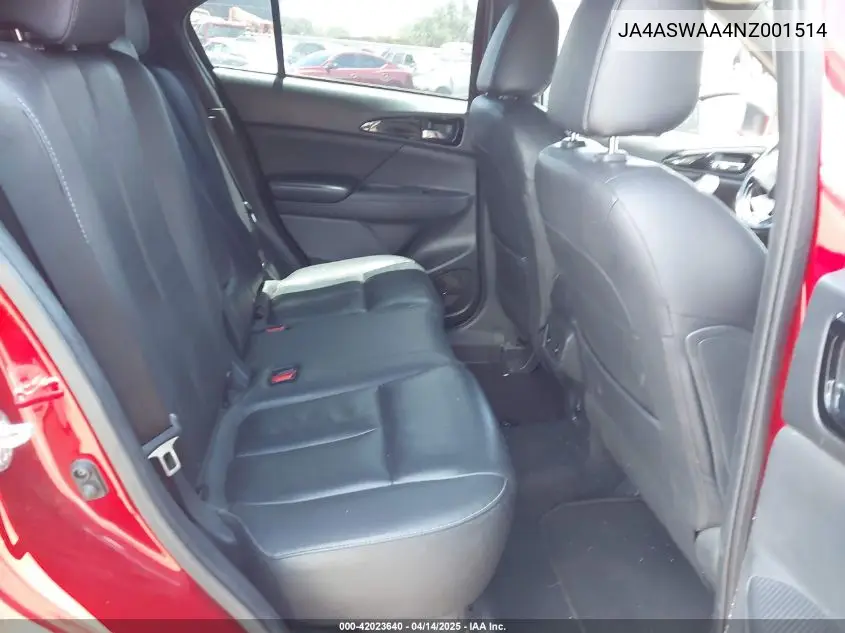 2022 Mitsubishi Eclipse Cross Se/Se Special Edition/Sel/Sel Special Edition VIN: JA4ASWAA4NZ001514 Lot: 42023640