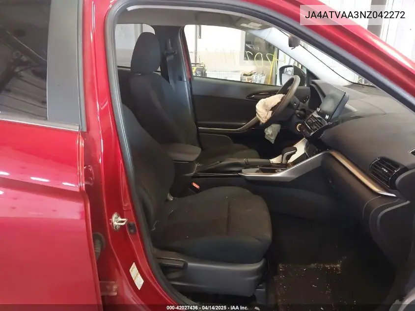 2022 Mitsubishi Eclipse Cross Le S-Awc VIN: JA4ATVAA3NZ042272 Lot: 42027436