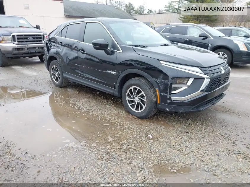 2022 Mitsubishi Eclipse Cross Es S-Awc VIN: JA4ATUAAXNZ030307 Lot: 42075003