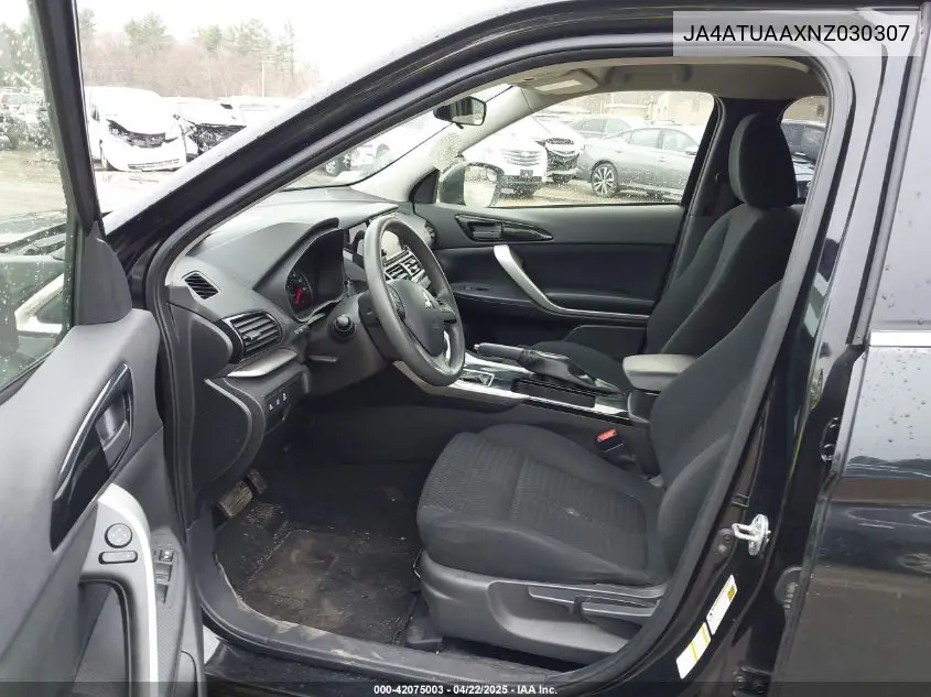 2022 Mitsubishi Eclipse Cross Es S-Awc VIN: JA4ATUAAXNZ030307 Lot: 42075003
