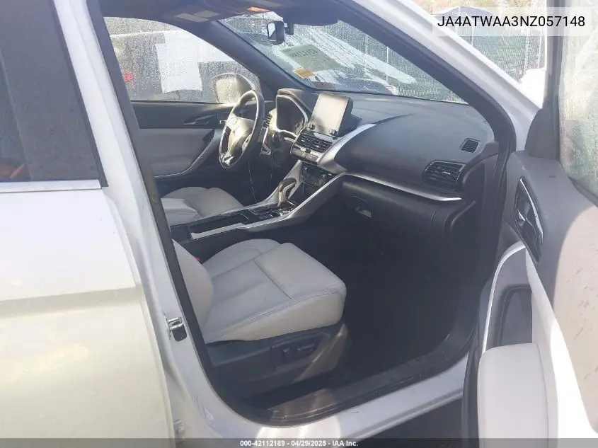 2022 Mitsubishi Eclipse Cross Se S-Awc/Se Special Edition S-Awc/Sel S-Awc/Sel Special Edition S-Awc VIN: JA4ATWAA3NZ057148 Lot: 42112189