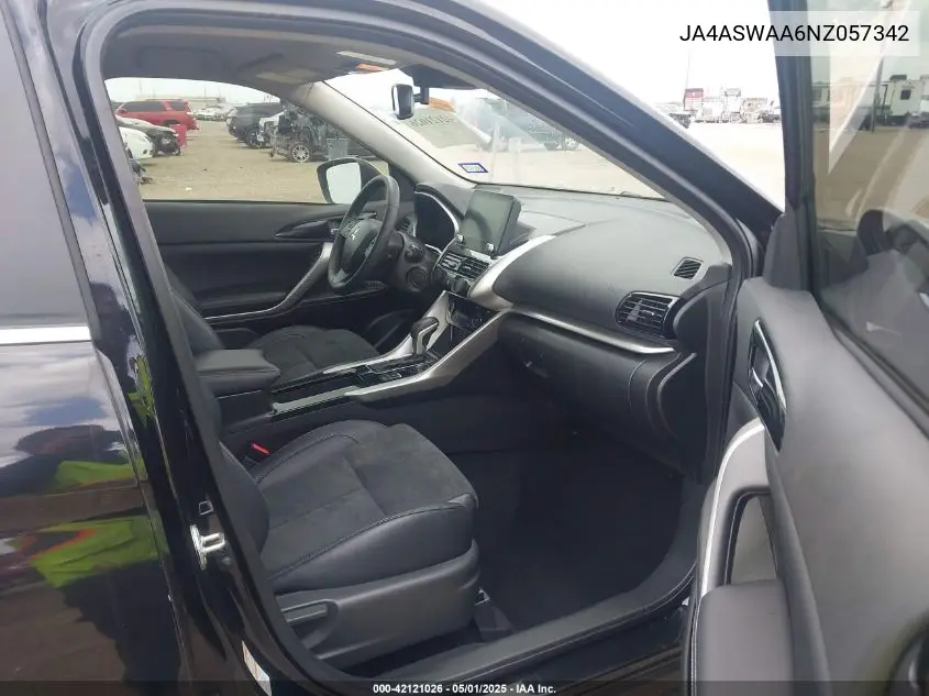 2022 Mitsubishi Eclipse Cross Se/Se Special Edition/Sel/Sel Special Edition VIN: JA4ASWAA6NZ057342 Lot: 42121026