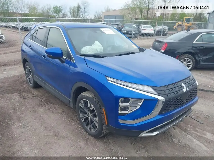 2022 Mitsubishi Eclipse Cross VIN: JA4ATWAA5NZ060441 Lot: 42135163