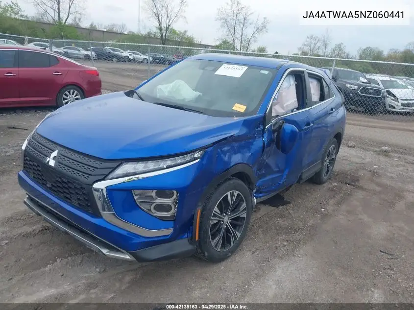 2022 Mitsubishi Eclipse Cross VIN: JA4ATWAA5NZ060441 Lot: 42135163