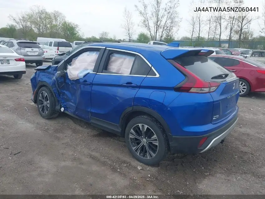 2022 Mitsubishi Eclipse Cross VIN: JA4ATWAA5NZ060441 Lot: 42135163