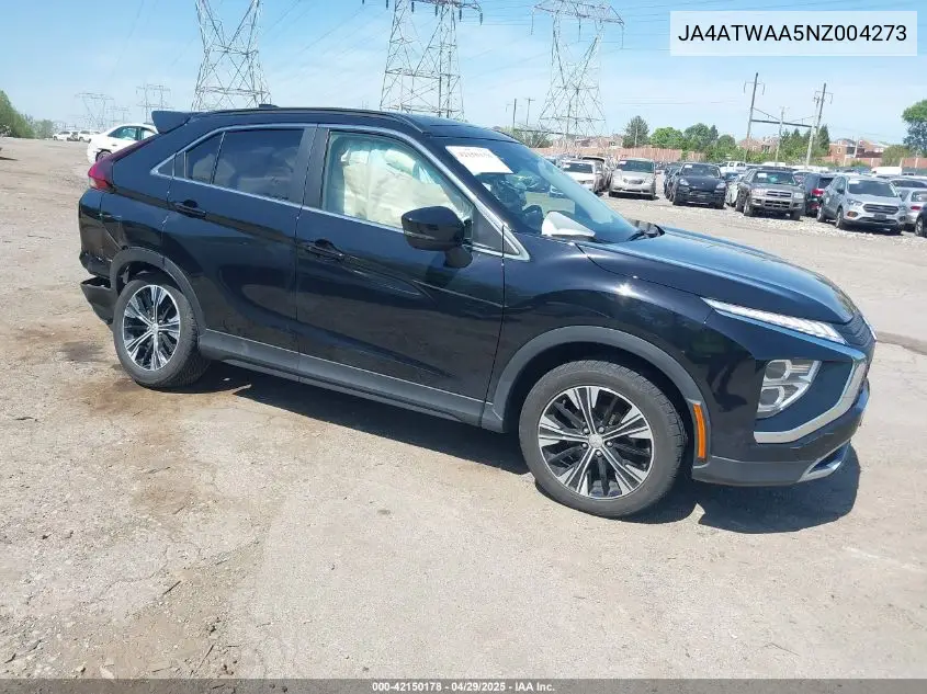 2022 Mitsubishi Eclipse Cross Se S-Awc/Se Special Edition S-Awc/Sel S-Awc/Sel Special Edition S-Awc VIN: JA4ATWAA5NZ004273 Lot: 42150178