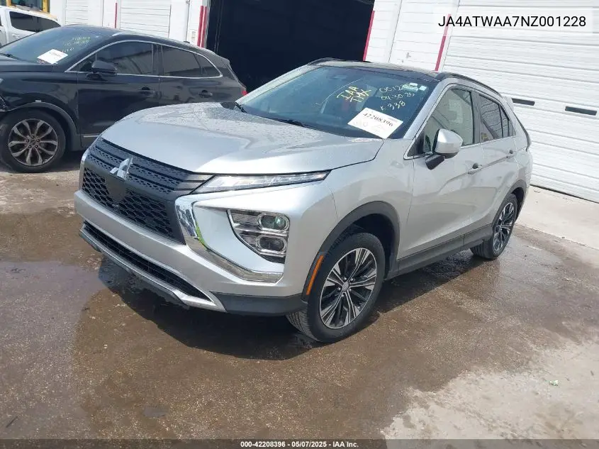 2022 Mitsubishi Eclipse Cross Se /Se Special Edition /Sel /Sel Special Edition VIN: JA4ATWAA7NZ001228 Lot: 42208396