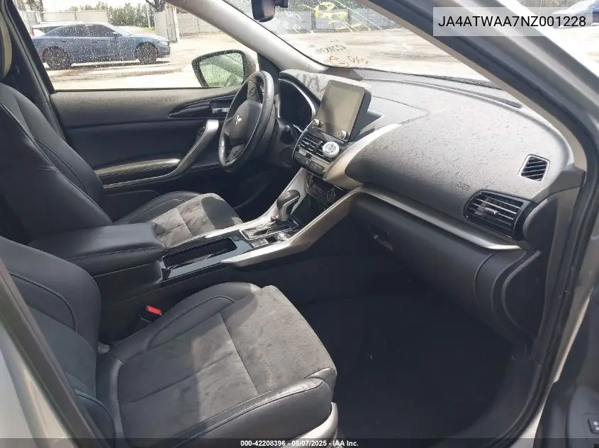 2022 Mitsubishi Eclipse Cross Se /Se Special Edition /Sel /Sel Special Edition VIN: JA4ATWAA7NZ001228 Lot: 42208396