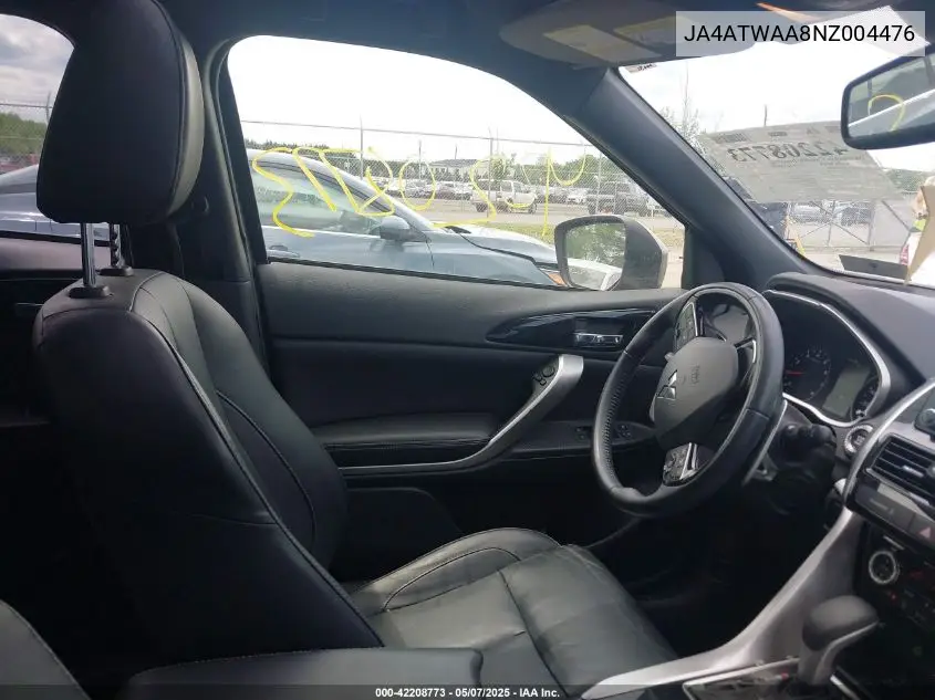 2022 Mitsubishi Eclipse Cross Se S-Awc/Se Special Edition S-Awc/Sel S-Awc/Sel Special Edition S-Awc VIN: JA4ATWAA8NZ004476 Lot: 42208773