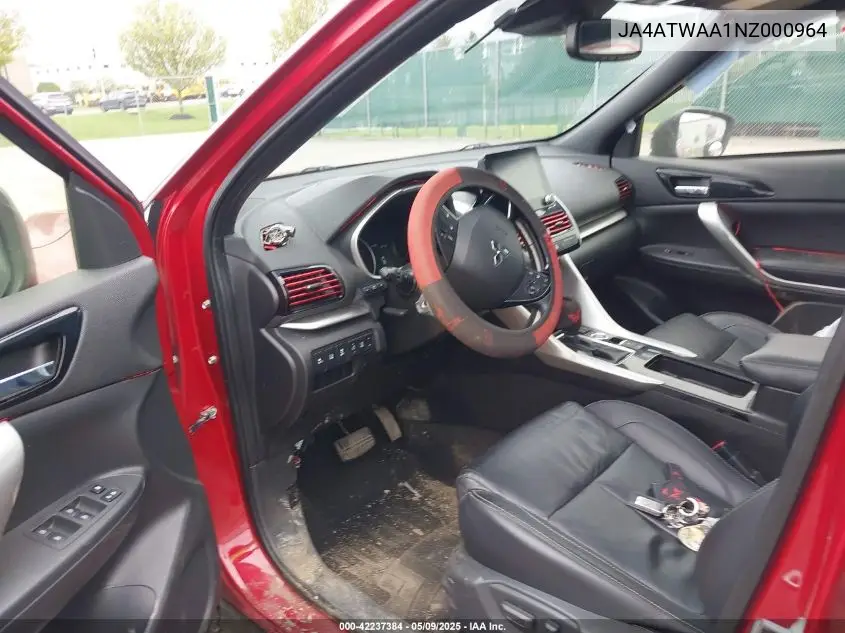 2022 Mitsubishi Eclipse Cross Se S-Awc/Se Special Edition S-Awc/Sel S-Awc/Sel Special Edition S-Awc VIN: JA4ATWAA1NZ000964 Lot: 42237384