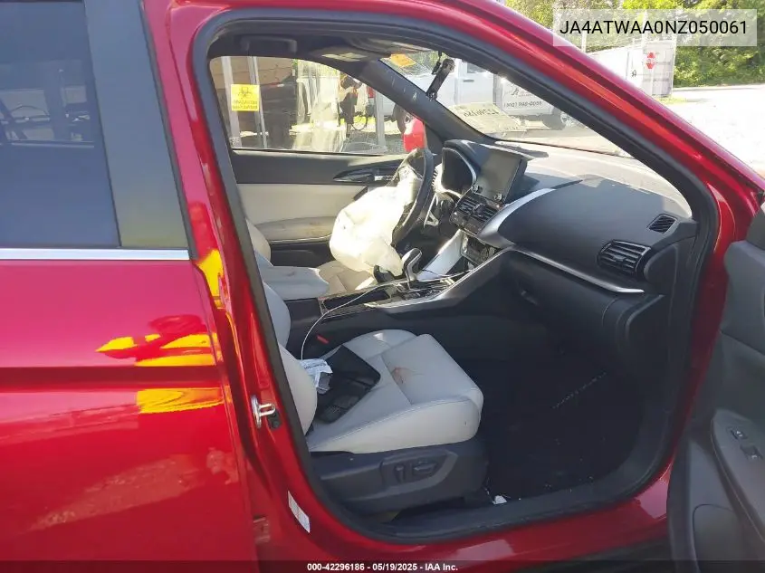 2022 Mitsubishi Eclipse Cross Se S-Awc/Se Special Edition S-Awc/Sel S-Awc/Sel Special Edition S-Awc VIN: JA4ATWAA0NZ050061 Lot: 42296186