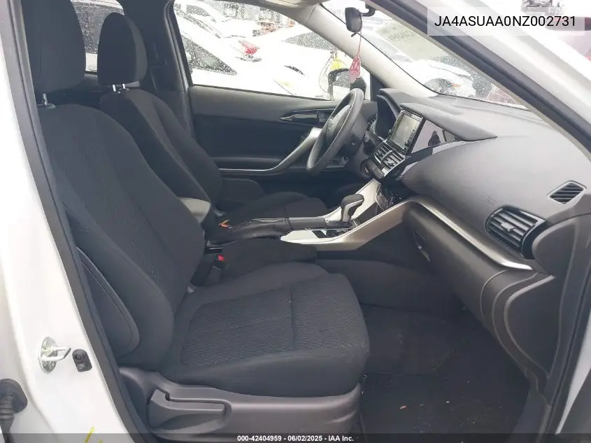 2022 Mitsubishi Eclipse Cross Es VIN: JA4ASUAA0NZ002731 Lot: 42404959