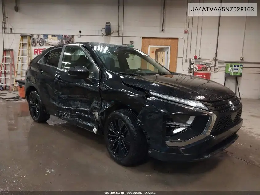 2022 Mitsubishi Eclipse Cross Le S-Awc VIN: JA4ATVAA5NZ028163 Lot: 42445918
