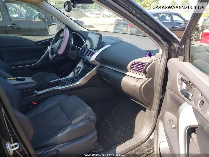 2022 Mitsubishi Eclipse Cross Se/Se Special Edition/Sel/Sel Special Edition VIN: JA4ASWAA5NZ004079 Lot: 42597639