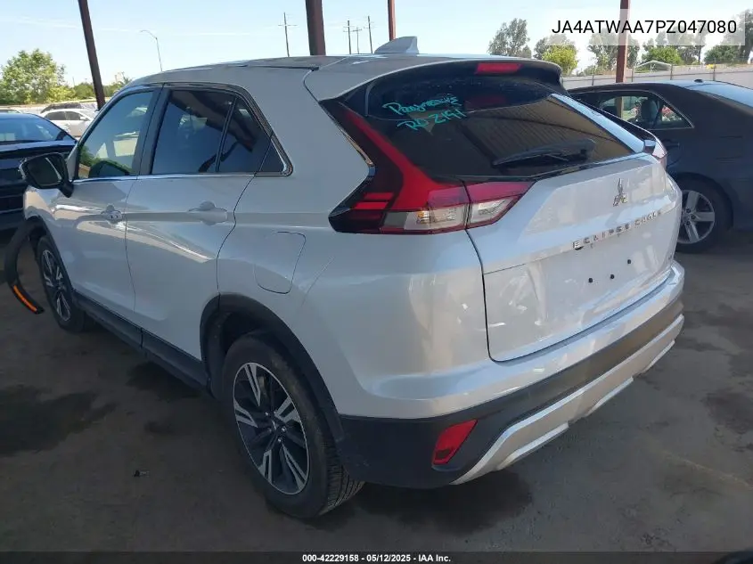 2023 Mitsubishi Eclipse Cross Se S-Awc VIN: JA4ATWAA7PZ047080 Lot: 42229158