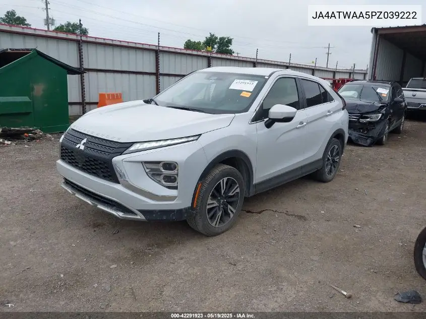 2023 Mitsubishi Eclipse Cross Se S-Awc VIN: JA4ATWAA5PZ039222 Lot: 42291923