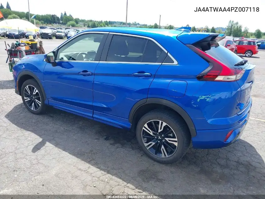 2023 Mitsubishi Eclipse Cross Se S-Awc/Sel S-Awc VIN: JA4ATWAA4PZ007118 Lot: 42453322