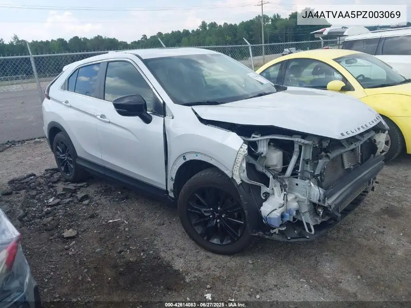 2023 Mitsubishi Eclipse Cross Le S-Awc/Ralliart S-Awc VIN: JA4ATVAA5PZ003069 Lot: 42614083