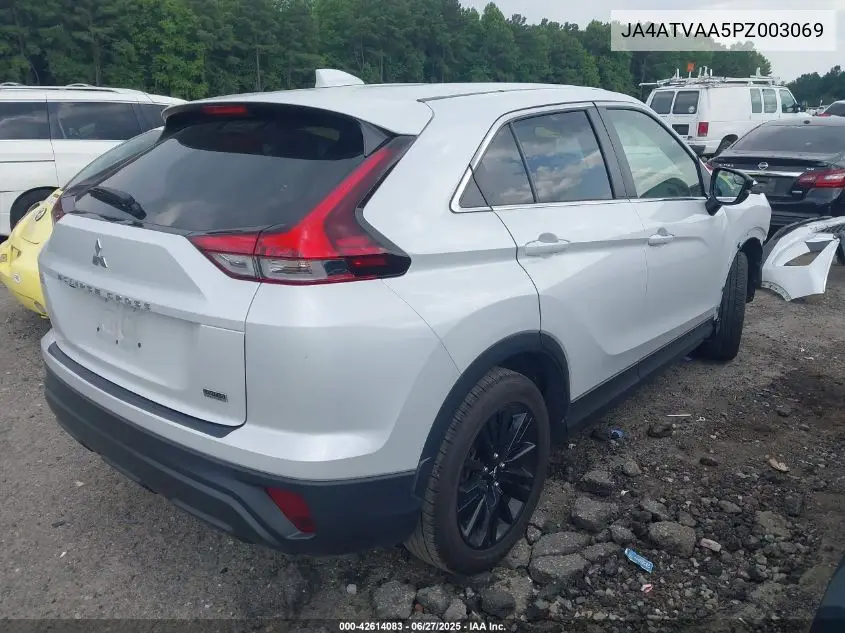 2023 Mitsubishi Eclipse Cross Le S-Awc/Ralliart S-Awc VIN: JA4ATVAA5PZ003069 Lot: 42614083