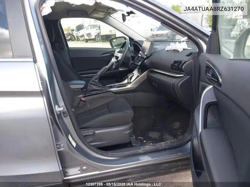 2024 Mitsubishi Eclipse Cross Es VIN: JA4ATUAA8RZ631270 Lot: 12307399