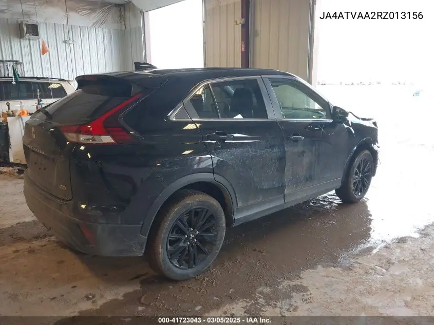 2024 Mitsubishi Eclipse Cross Le VIN: JA4ATVAA2RZ013156 Lot: 41723043