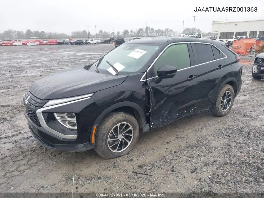 2024 Mitsubishi Eclipse Cross Es VIN: JA4ATUAA9RZ001368 Lot: 41727951