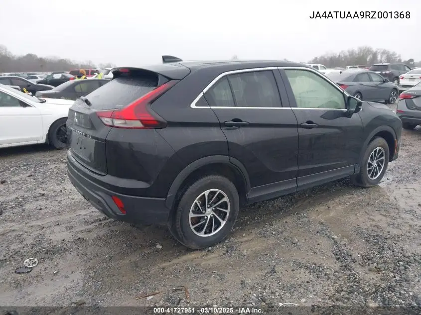 2024 Mitsubishi Eclipse Cross Es VIN: JA4ATUAA9RZ001368 Lot: 41727951