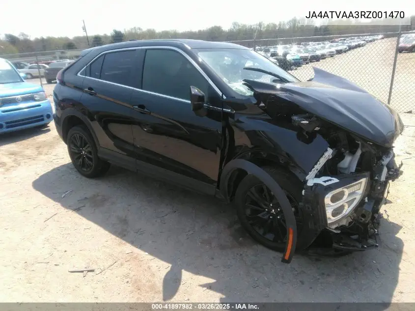 2024 Mitsubishi Eclipse Cross Black Edition S-Awc/Le/Ralliart S-Awc/Se VIN: JA4ATVAA3RZ001470 Lot: 41897982