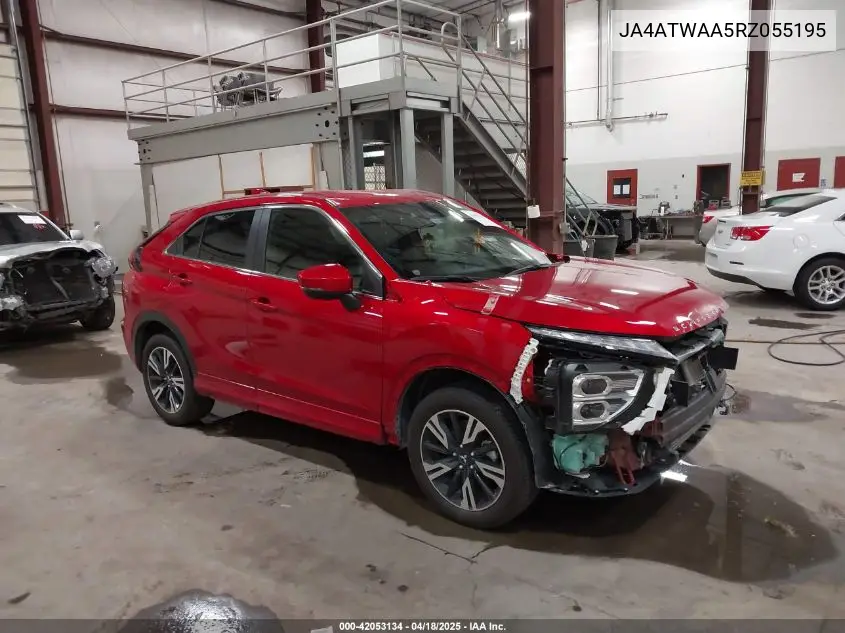2024 Mitsubishi Eclipse Cross Sel S-Awc VIN: JA4ATWAA5RZ055195 Lot: 42053134