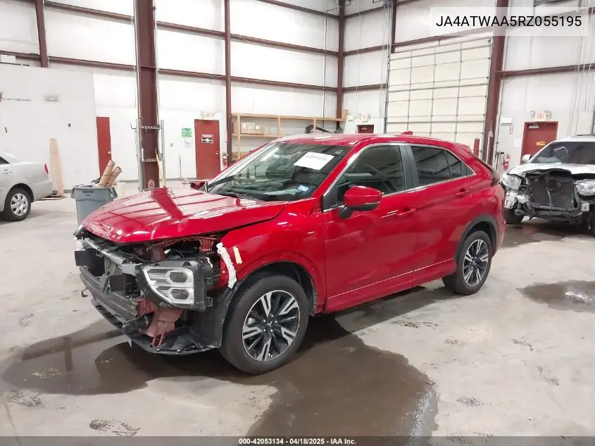 2024 Mitsubishi Eclipse Cross Sel S-Awc VIN: JA4ATWAA5RZ055195 Lot: 42053134