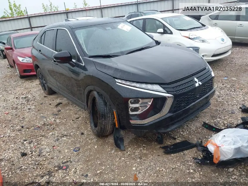 2024 Mitsubishi Eclipse Cross Le S-Awc VIN: JA4ATVAA1RZ035228 Lot: 42176384