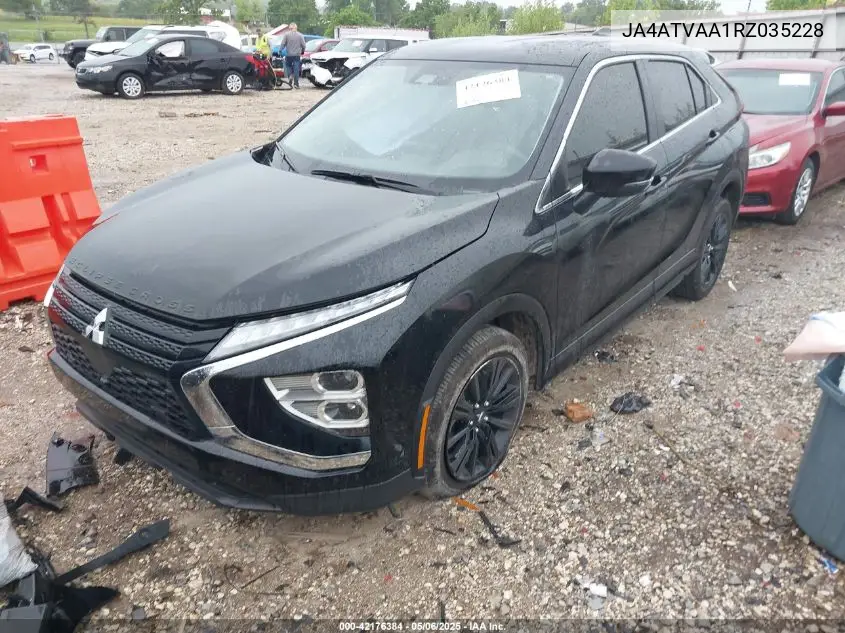 2024 Mitsubishi Eclipse Cross Le S-Awc VIN: JA4ATVAA1RZ035228 Lot: 42176384
