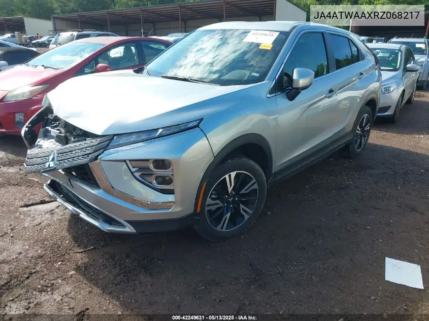 2024 Mitsubishi Eclipse Cross Se S-Awc/Sel S-Awc VIN: JA4ATWAAXRZ068217 Lot: 42249631