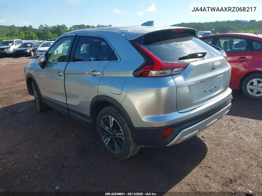 2024 Mitsubishi Eclipse Cross Se S-Awc/Sel S-Awc VIN: JA4ATWAAXRZ068217 Lot: 42249631
