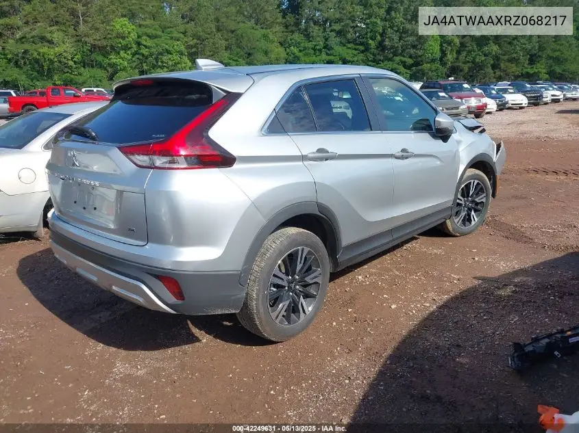2024 Mitsubishi Eclipse Cross Se S-Awc/Sel S-Awc VIN: JA4ATWAAXRZ068217 Lot: 42249631