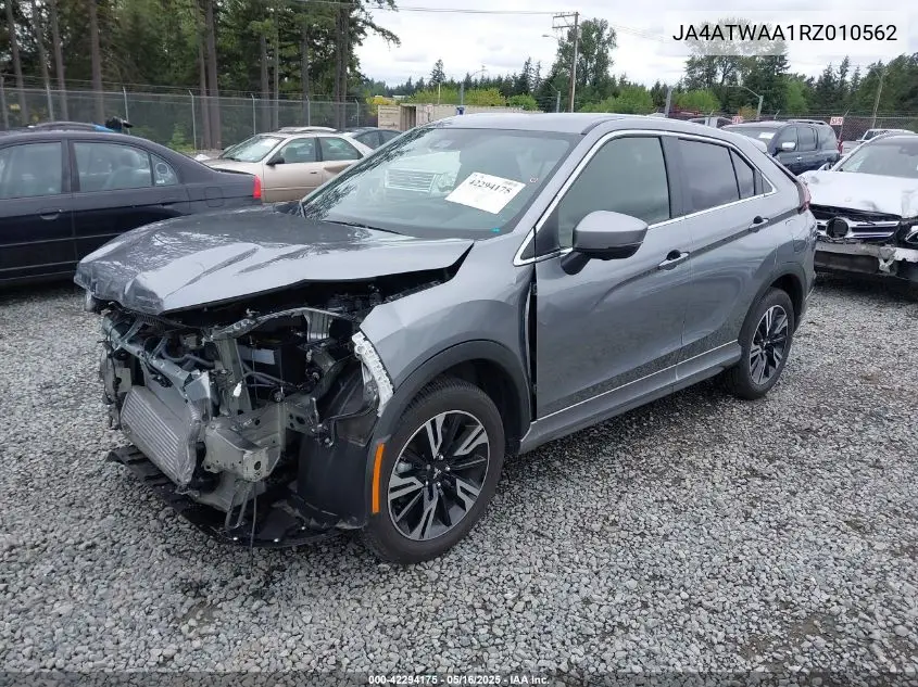 2024 Mitsubishi Eclipse Cross Sel S-Awc VIN: JA4ATWAA1RZ010562 Lot: 42294175
