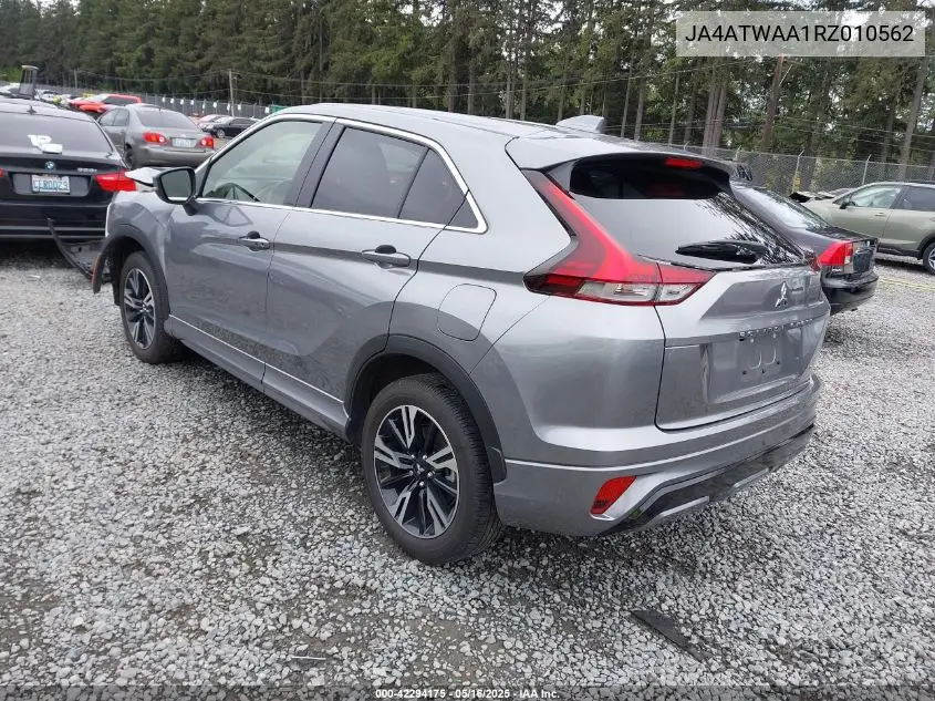 2024 Mitsubishi Eclipse Cross Sel S-Awc VIN: JA4ATWAA1RZ010562 Lot: 42294175