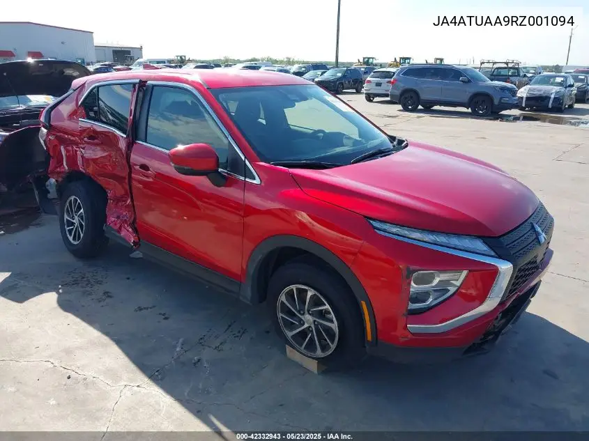 2024 Mitsubishi Eclipse Cross Es S-Awc VIN: JA4ATUAA9RZ001094 Lot: 42332943
