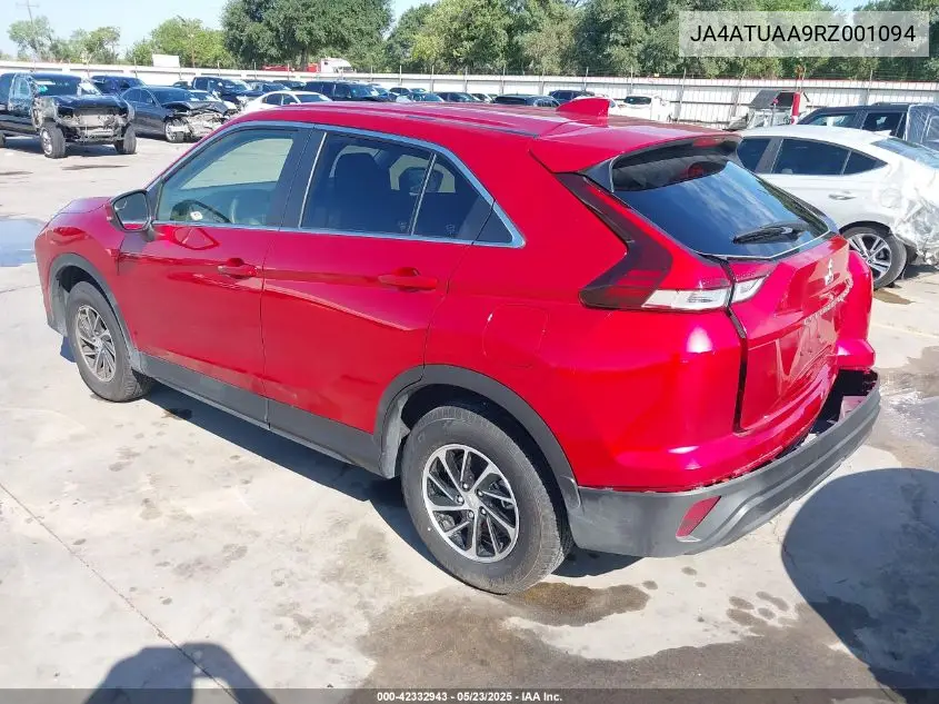 2024 Mitsubishi Eclipse Cross Es S-Awc VIN: JA4ATUAA9RZ001094 Lot: 42332943