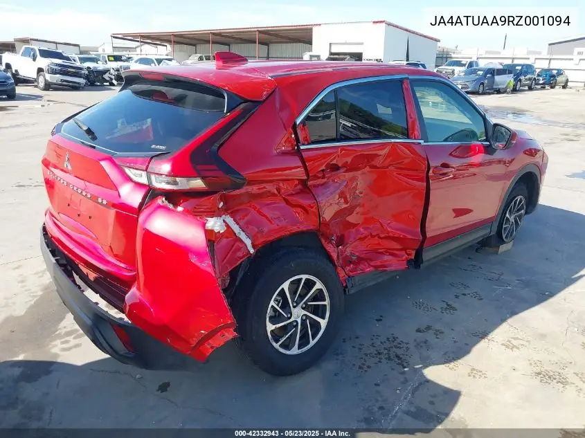 2024 Mitsubishi Eclipse Cross Es S-Awc VIN: JA4ATUAA9RZ001094 Lot: 42332943