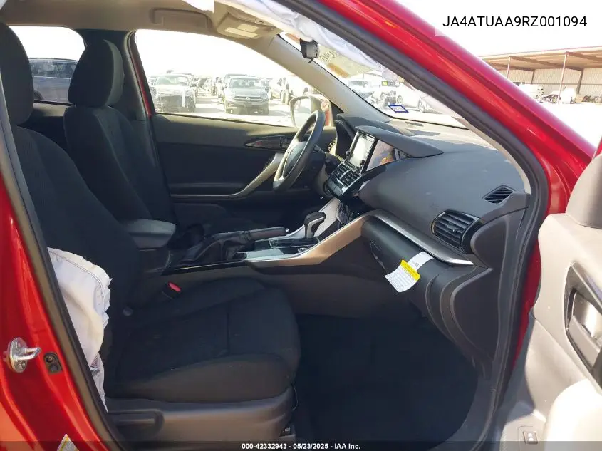 2024 Mitsubishi Eclipse Cross Es S-Awc VIN: JA4ATUAA9RZ001094 Lot: 42332943